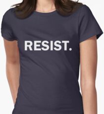 Resist Autoritarismus Trump Resistance Tailliertes T-Shirt für Frauen