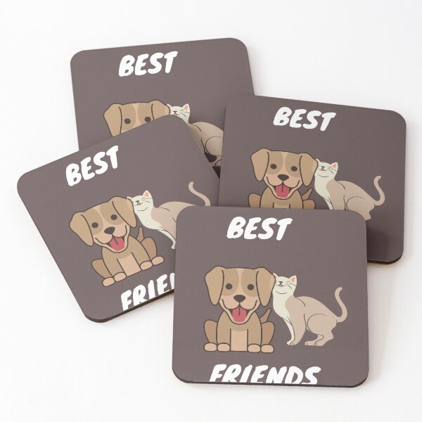 Item preview, Best friends cat and dog designed and sold by Yerral.