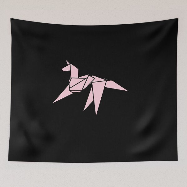 Item preview, Origami Unicorn, Sci-FI BR Inspired Design (Pink) designed and sold by FrosteAto.