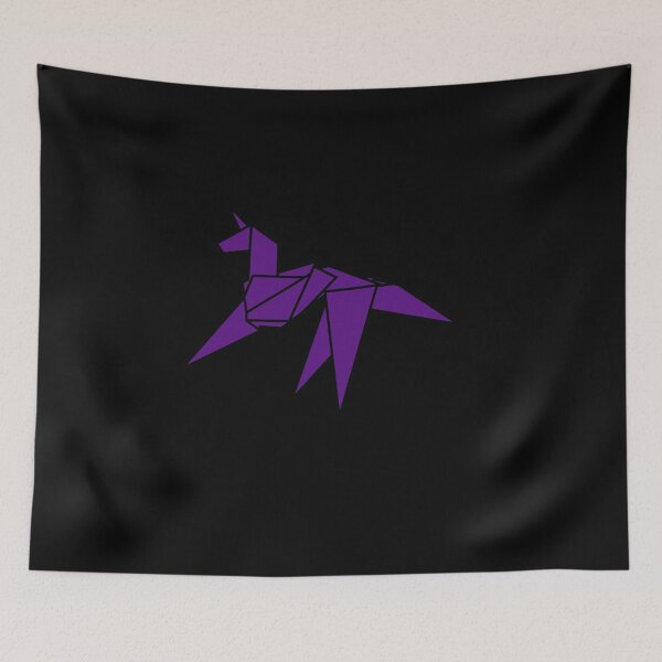 Item preview, Origami Unicorn Sci-FI BR Inspired Design (Purple) designed and sold by FrosteAto.