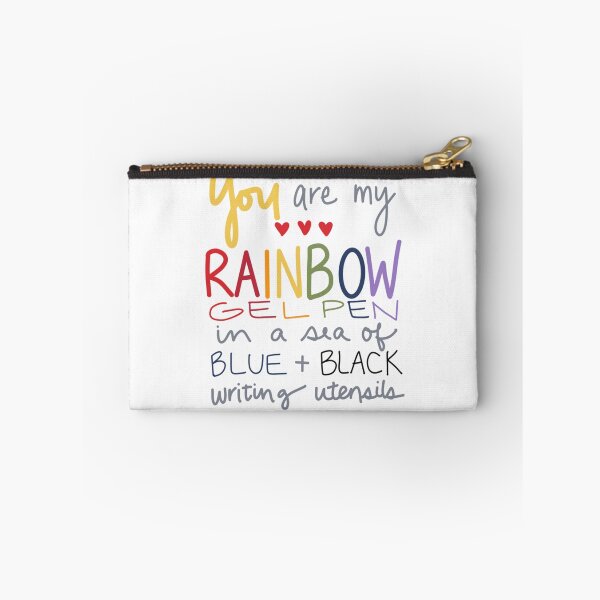 Item preview, You are my rainbow gel pen in a sea of blue and black writing utensils     designed and sold by SoNeedley.