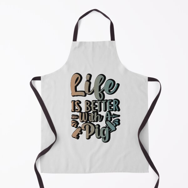Item preview, life is better with a pig retro sticker design designed and sold by PositiveStudio.