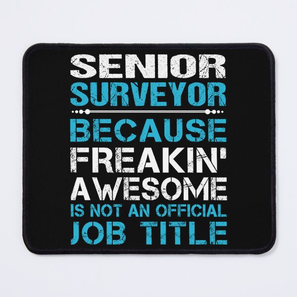 Item preview, Senior Surveyor T Shirt - Freaking Awesome Job Gift Item Tee designed and sold by oetate4774.
