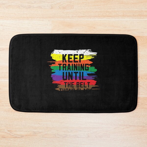 Item preview, Keep Training Until The Belt Turns Black Karate Tae Kwon Do Kick designed and sold by richardmatthew.