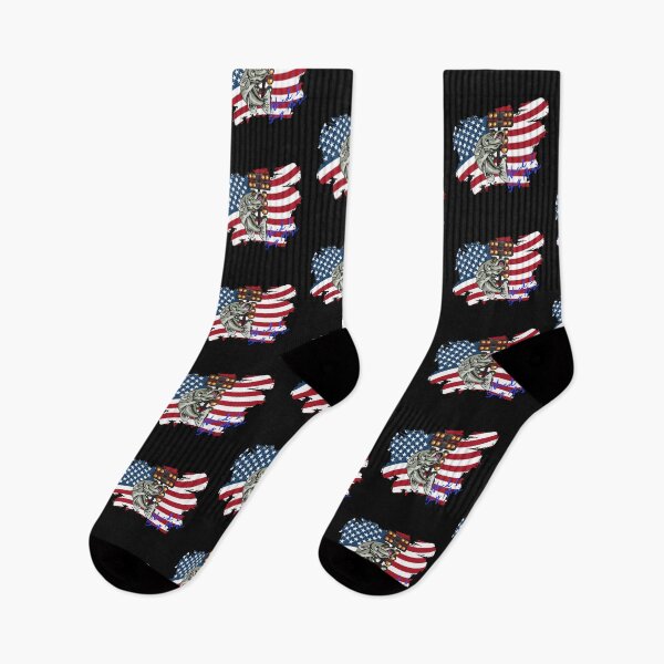 Item preview, Need I Say More USA Fishing Hobbie Drag Racing Tree American Flag Drag Racer  designed and sold by CarantinedChaos.