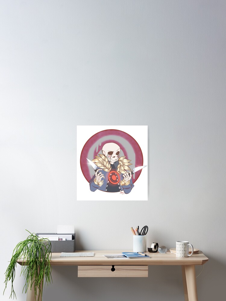 Killer Sans Design Sticker for Sale by Bones Hernandez