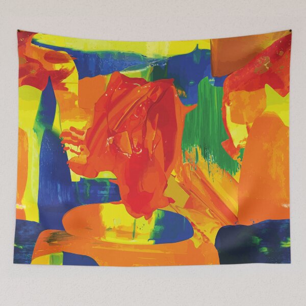 Item preview, 90s Retro Acrylic Painting Seamless Pattern  designed and sold by Designs By YL.