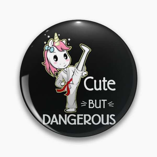 Item preview, Cute But Dangerous Funny Karate Taekwondo designed and sold by richardmatthew.