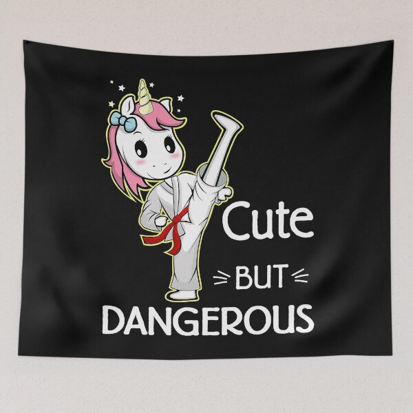 Item preview, Cute But Dangerous Funny Karate Taekwondo designed and sold by richardmatthew.