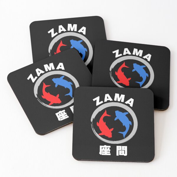 Item preview, Zama in Japanese and English with Koi Fish designed and sold by AuthenticJPN.