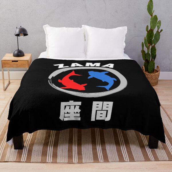 Item preview, Zama in Japanese and English with Koi Fish designed and sold by AuthenticJPN.