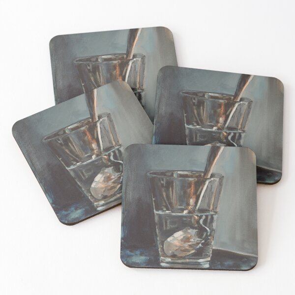 Item preview, Silver Spoon in a glass half empty. designed and sold by Leonardo-Bogato.
