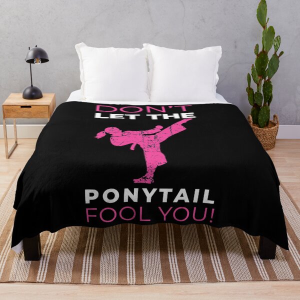 Item preview, Don't Let The Ponytail Fool You Karate Girl designed and sold by richardmatthew.