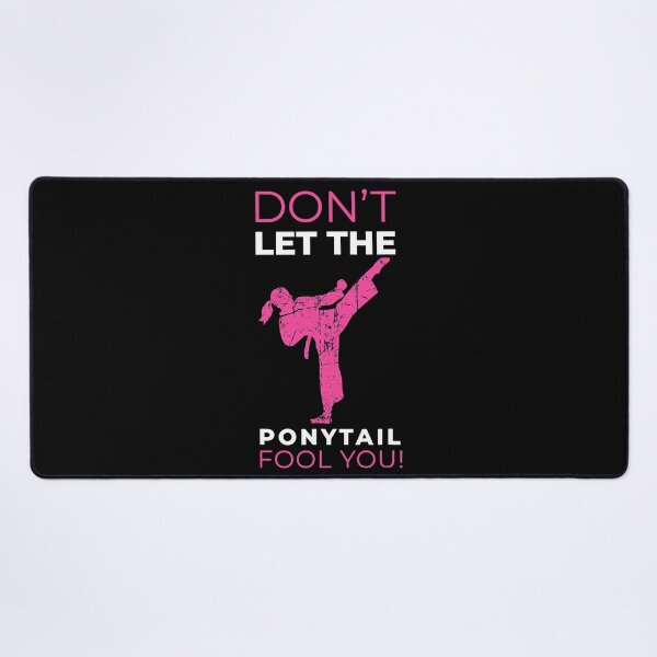 Item preview, Don't Let The Ponytail Fool You Karate Girl designed and sold by richardmatthew.
