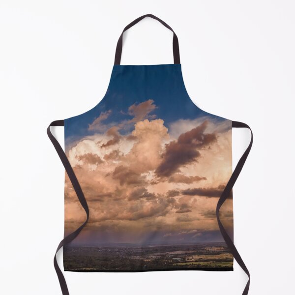 Item preview, The Art of Thunder Panoramic of Epic Storm Clouds on Horizon at Sunset Golden Hour designed and sold by James-Cole.