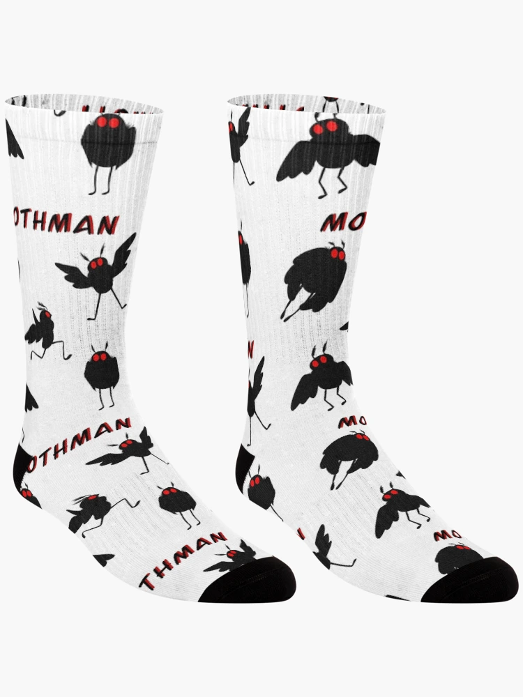 Thumbnail 3 of 5, Socks, Funky Mothmen designed and sold by Sphinx-Riddles.
