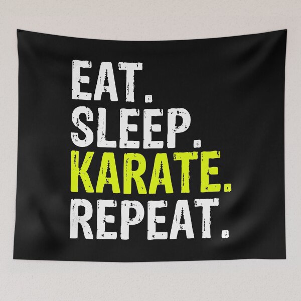 Item preview, Eat Sleep Karate Repeat designed and sold by richardmatthew.