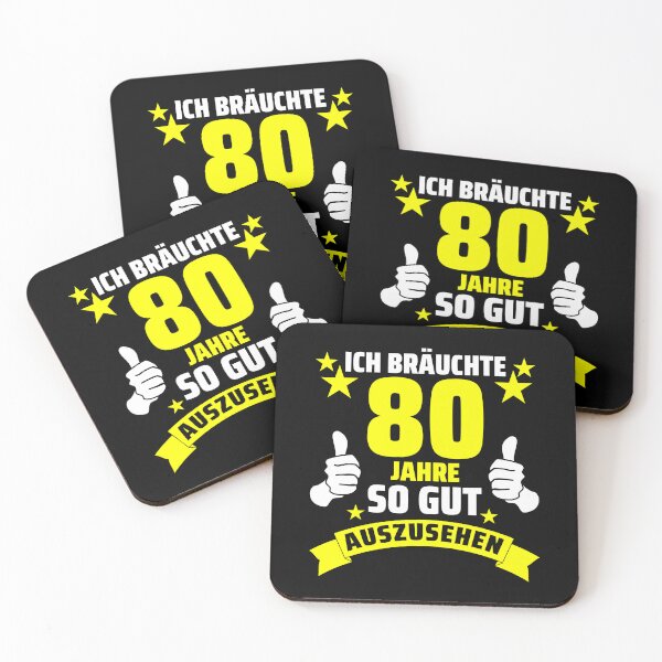 Item preview, 80. Geburtstag lustige Zitate 6 designed and sold by itsRIS-store.