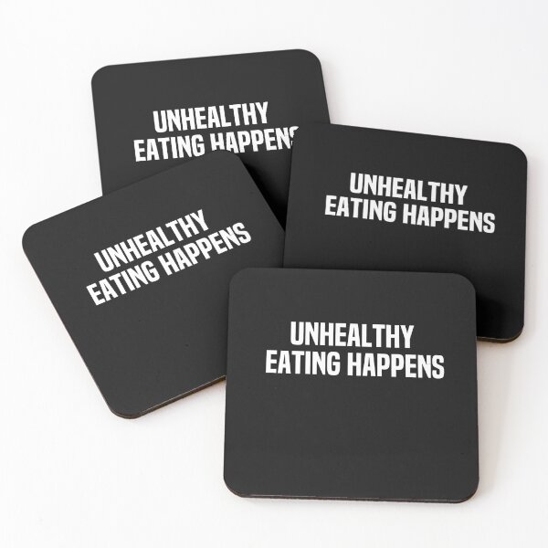 Item preview, Unhealthy Eating Happens designed and sold by melshirt-shop.