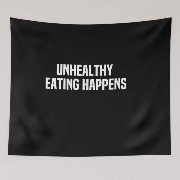 Item preview, Unhealthy Eating Happens designed and sold by melshirt-shop.