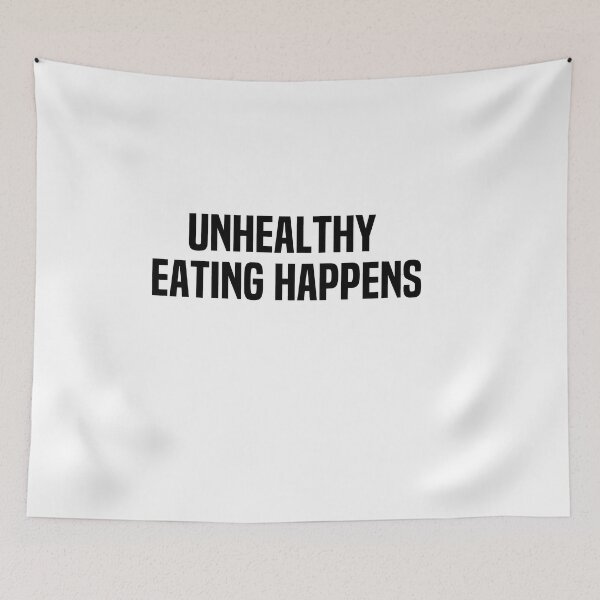 Item preview, Unhealthy Eating Happens designed and sold by melshirt-shop.