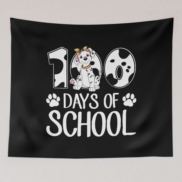 Item preview, 100 Days Smarter Cute Dalmatian Dog 100th Day Of School Kids designed and sold by mteehut.