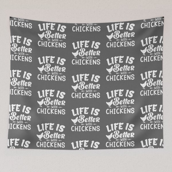 Item preview, life is better with chickens simple T-shirt design designed and sold by PositiveStudio.