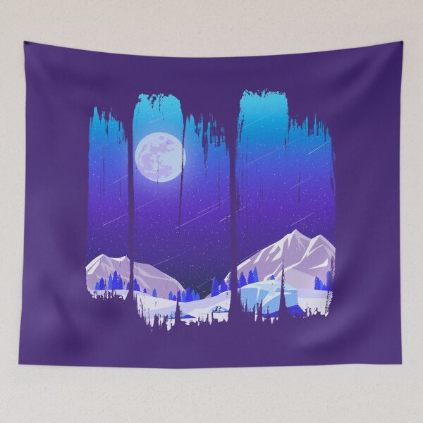 Item preview, Brushed Winter Mountains designed and sold by Bluezorel.