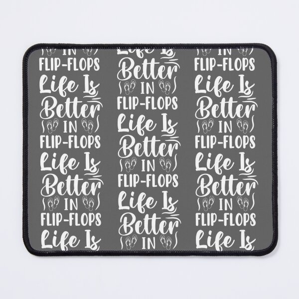 Item preview, life is better in flip-flops simple T-shirt design designed and sold by PositiveStudio.
