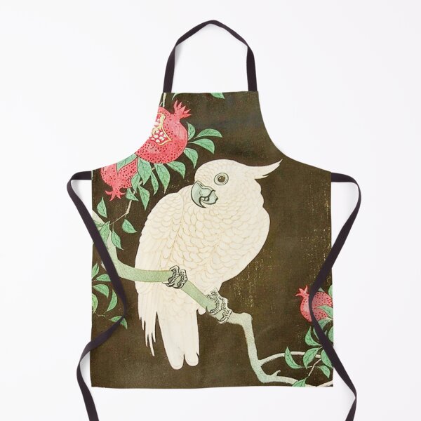 Item preview, Cockatoo and pomegranate at Night by Ohara Koson (digitally enhanced by WatermarkNZ Press) designed and sold by CristalleLisa.