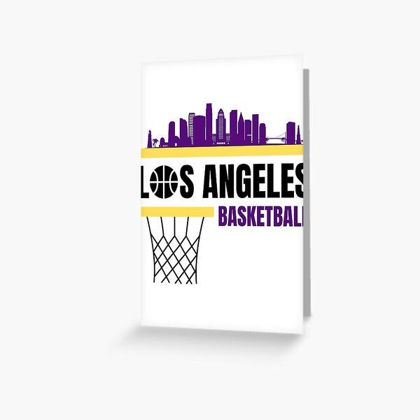 Los Angeles Lakers Skyline Purple Gold