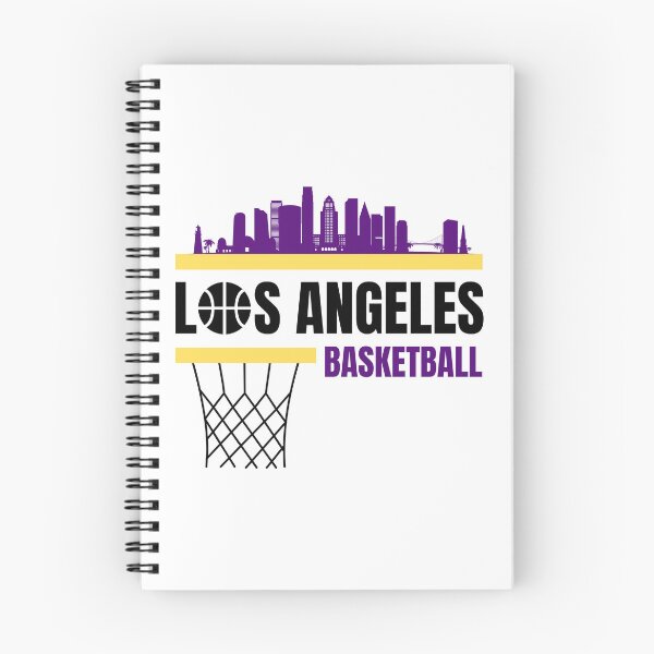 Item preview, Los Angeles Basketball White/Purple/Gold Los Angeles Skyline Basketball Apparel designed and sold by CameronBischoff.