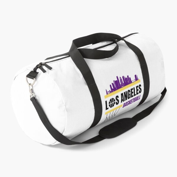 Item preview, Los Angeles Basketball White/Purple/Gold Los Angeles Skyline Basketball Apparel designed and sold by CameronBischoff.