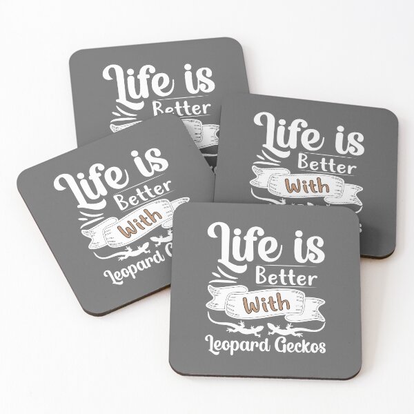 Item preview, life is better with leopard geckos simple T-shirt design  designed and sold by PositiveStudio.