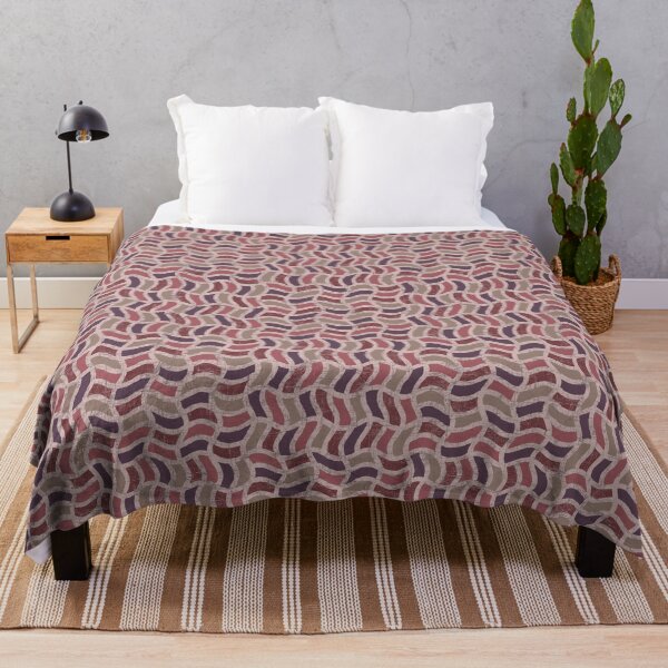 Item preview, Mauve wavy mesh pattern designed and sold by lents.