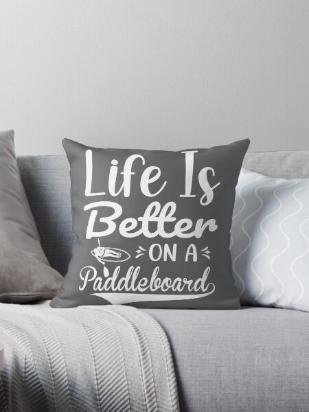 Artikel-Vorschau von das Leben ist besser auf einem Paddleboard simpleT-Shirt-Design, designt und verkauft von PositiveStudio.