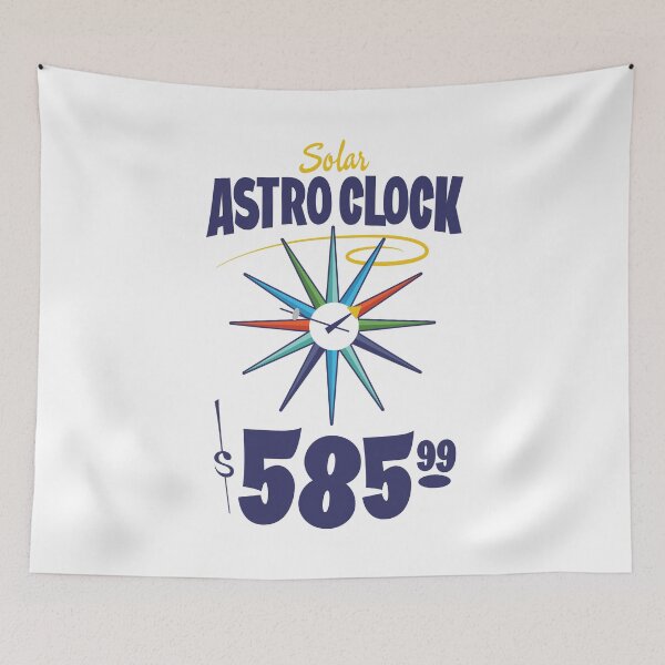 Item preview, Modern Clock Poster (White Back) designed and sold by BeachouseShop.