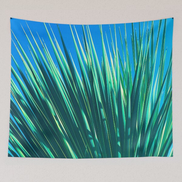 Item preview, Vibrant Green Succulent Leaves In Vivid Blue Sky designed and sold by DEC02.