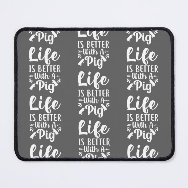 Item preview, life is better with a pig simpleT-shirt design designed and sold by PositiveStudio.