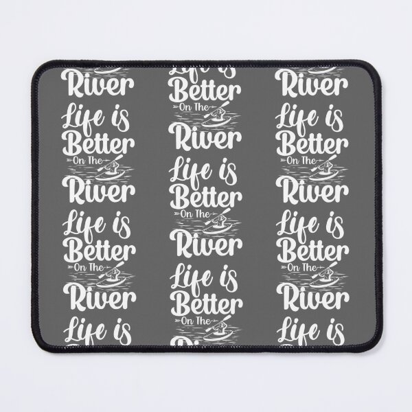 Item preview, life is better on the river  simpleT-shirt design  designed and sold by PositiveStudio.