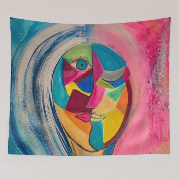 Item preview, Abstract Painting Of Woman, MCM Art designed and sold by concettaellis.