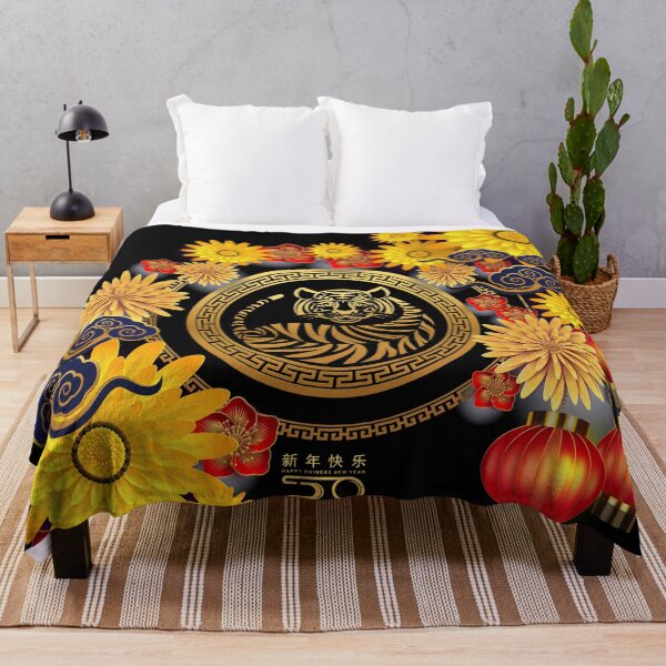 Item preview, Happy Chinese New Year 2022 Chinese Year of the Water Tiger - Black designed and sold by johnta17.
