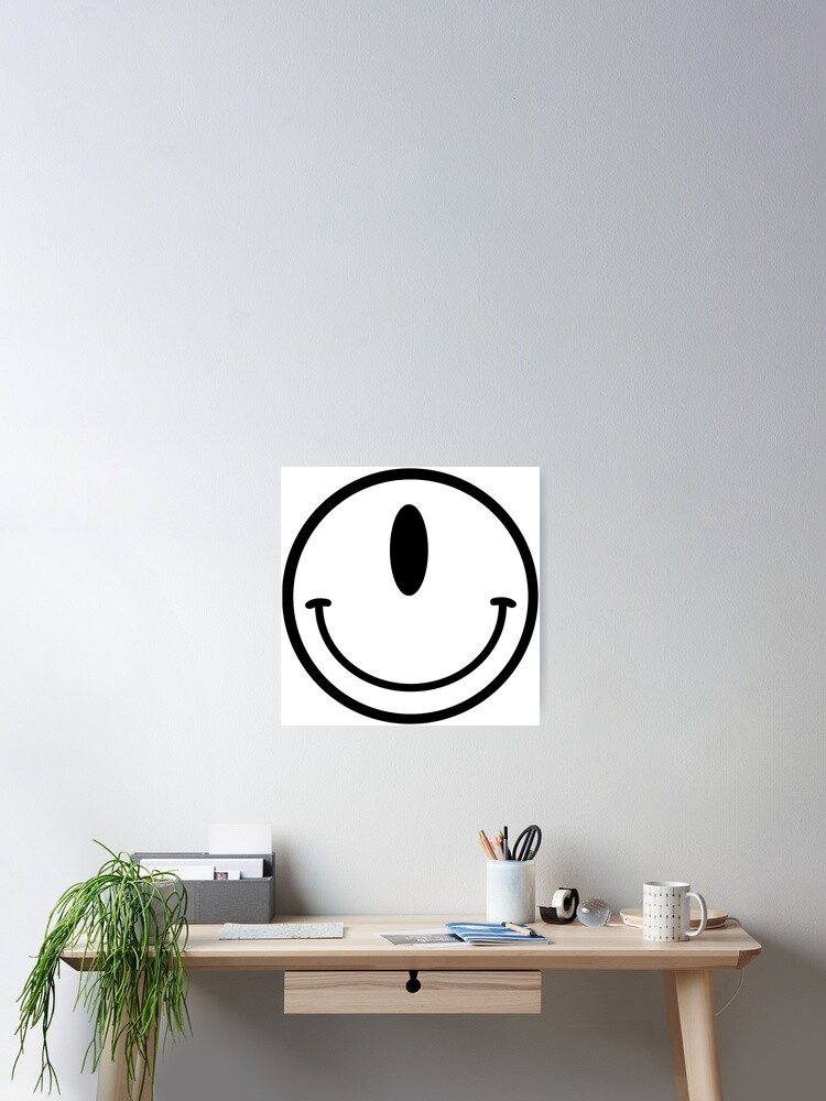 Thumbnail 2 of 3, Poster, Alien Smiley Face (2) designed and sold by Conjuration.