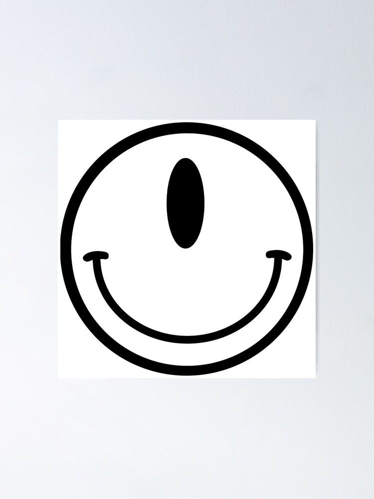 Thumbnail 1 of 3, Poster, Alien Smiley Face (2) designed and sold by Conjuration.