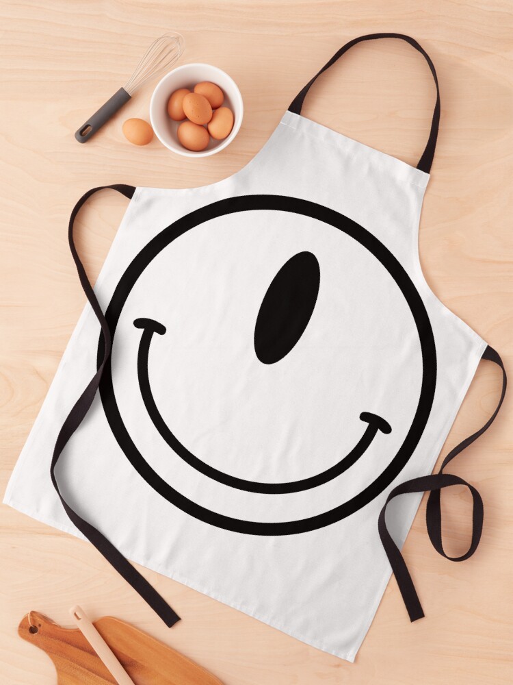 Thumbnail 1 of 6, Apron, Alien Smiley Face (2) designed and sold by Conjuration.