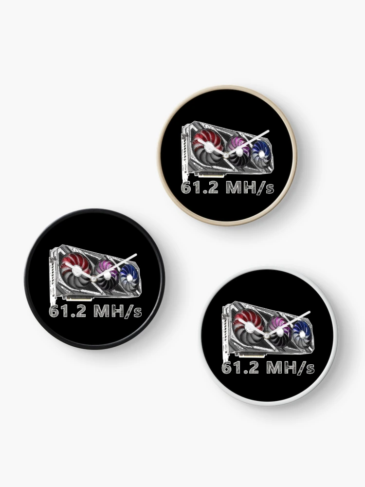 Thumbnail 3 of 4, Clock, GPU Hashrate designed and sold by StepupDesign.