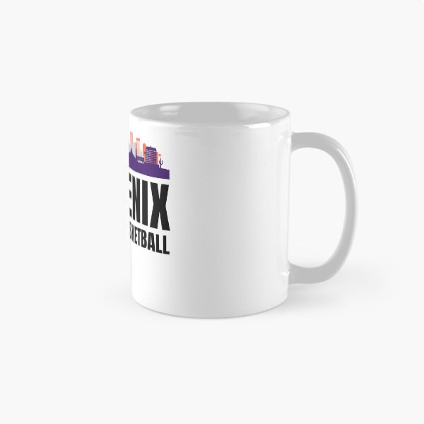 Item preview, Phoenix Basketball White, Purple, and Orange City Skyline Phoenix Basketball Apparel designed and sold by CameronBischoff.