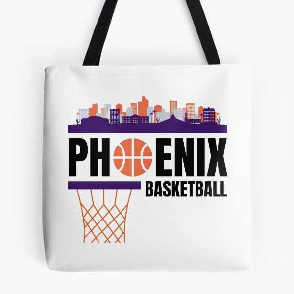 Item preview, Phoenix Basketball White, Purple, and Orange City Skyline Phoenix Basketball Apparel designed and sold by CameronBischoff.