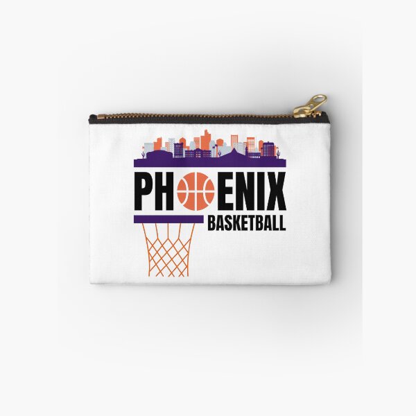 Item preview, Phoenix Basketball White, Purple, and Orange City Skyline Phoenix Basketball Apparel designed and sold by CameronBischoff.
