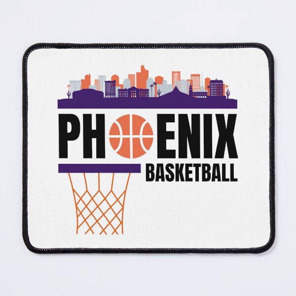 Item preview, Phoenix Basketball White, Purple, and Orange City Skyline Phoenix Basketball Apparel designed and sold by CameronBischoff.